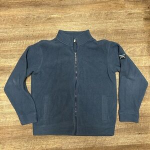 Orvis Dark Blue Full-Zip Fleece Jacket